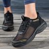 Shoes summer hollow mesh casual sports shoes large size thick-soled breathable running shoes