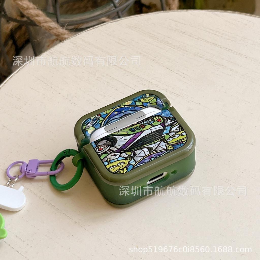 Applicable AirPods 1 Protective Case Cute Cartoon Animation AirPods Pro1 Earphone Cover Second Generation with Hook Apple