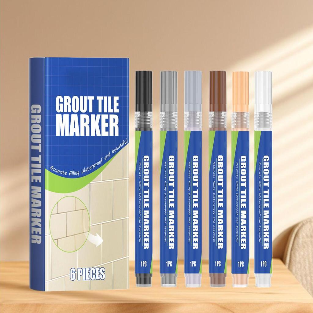 Waterproof Tile Marker Grout Pen Wall Seam for Floor Bathroom Kitchen Toilet Wall Seam Repair tile seam beautifying pen