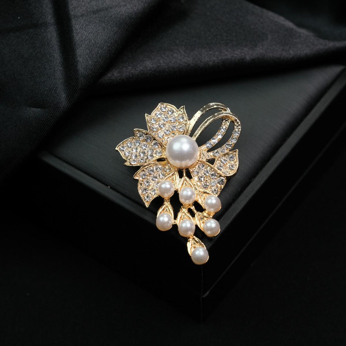 

Высококачественная универсальная жемчужная брошь для женских пиджаков - элегантный корсаж и надежная булавка, защищающая от посторонних глаз.