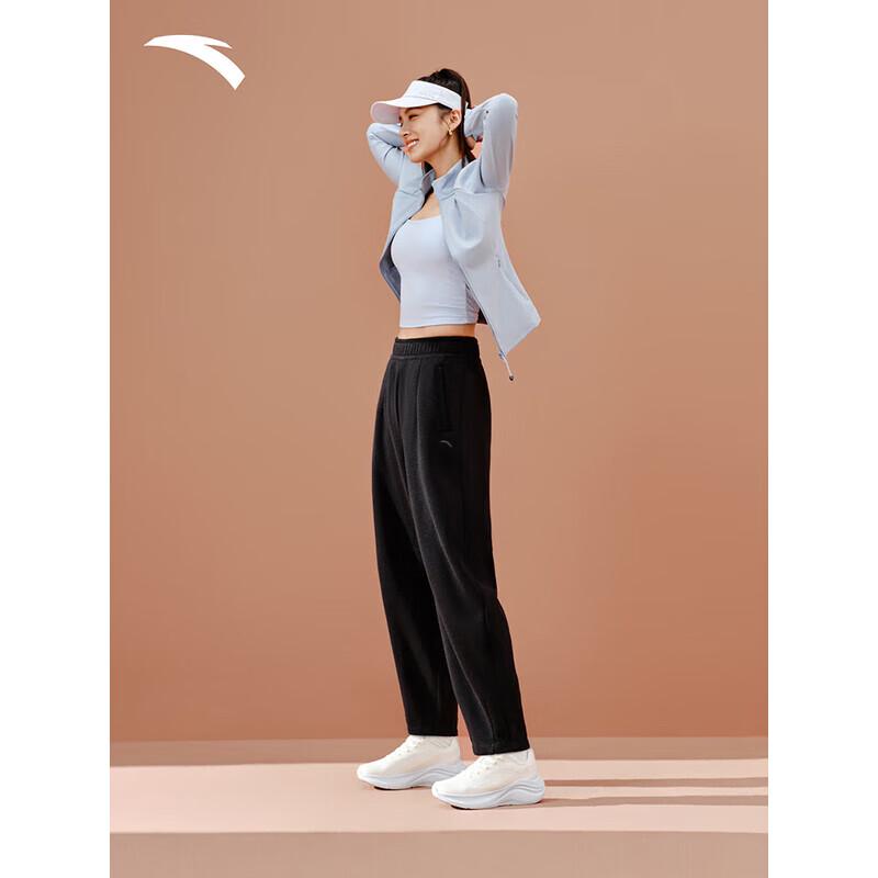 ANTA Women s Fleece-Lined Cocoon Casual Pants 155/XS