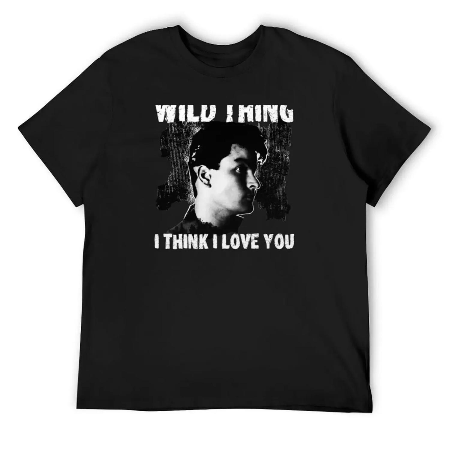 

Wild Thing - Major League - I Think I Love You T-Shirt blue archive fashion shirts Anime t-shirt men t shirts S