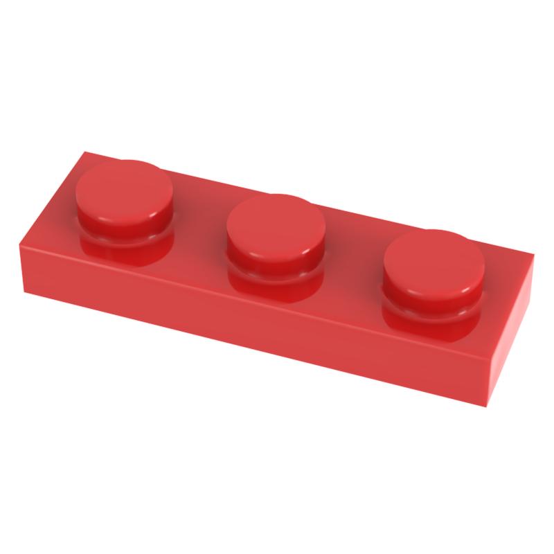 [Funbrick] 50 Stück Platte 1x3 3623 Kompatibel mit Bekannter Marke Bausteine Klassische Baustein Spielzeuge MOC DIY