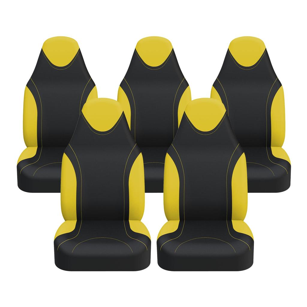 Racing Style Integrated Front Bucket Seat Cover Flat Cloth Auto Accessories Universal For For lada-LARGUS