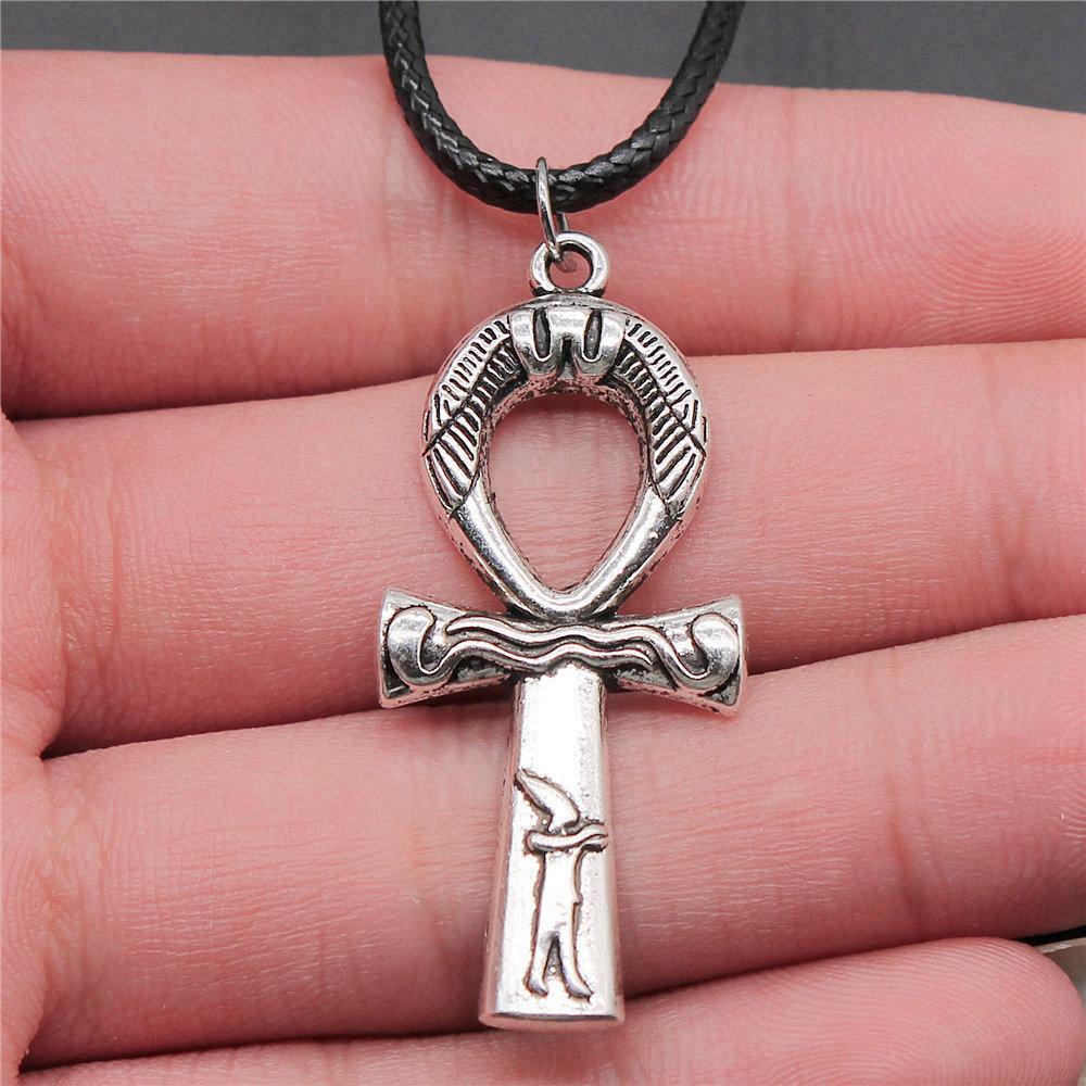 Kreuz Ankh Antikes Ägyptisches Amulett Anhänger Antike Bronze Metall Brautkragen Halskette Bestseller