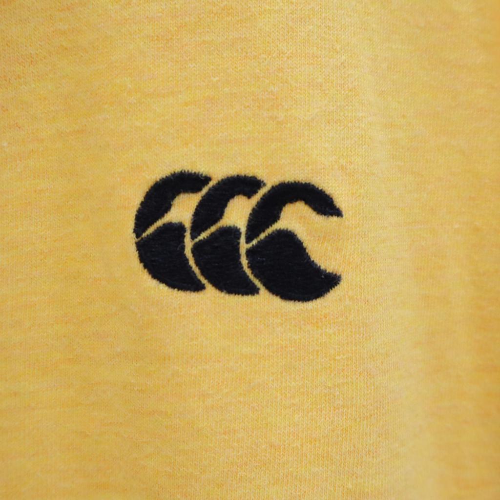 CANTERBURY OF NEW ZEALAND Short Sleeve Polo Shirt XL Yellow Men's Used