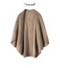 Women's Pure Cashmere Neck Protection Shawl Scarf Cape