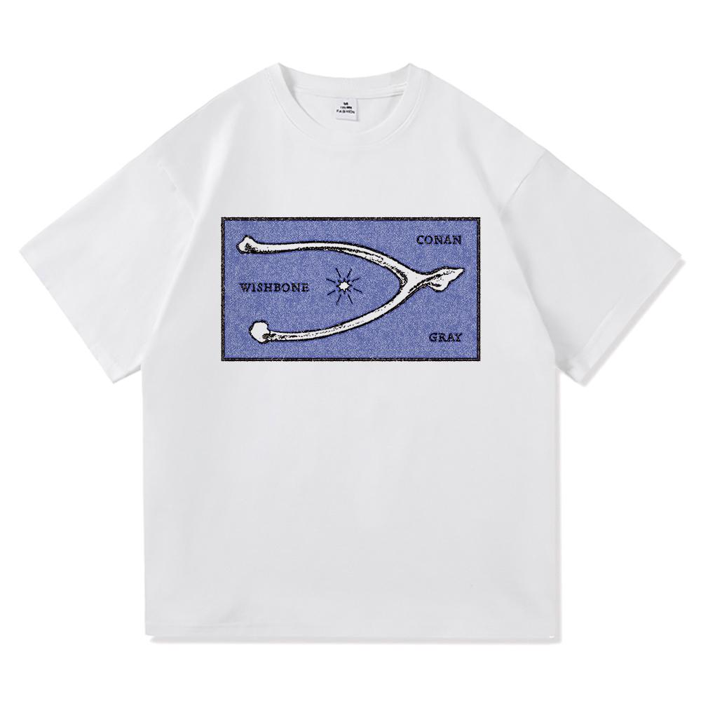 Conan Gray 2025 New Album Wishbone T Shirt Funny Fashion Men/women Clothing Vintage Harajuku High Quality Tops Cotton Tshirts
