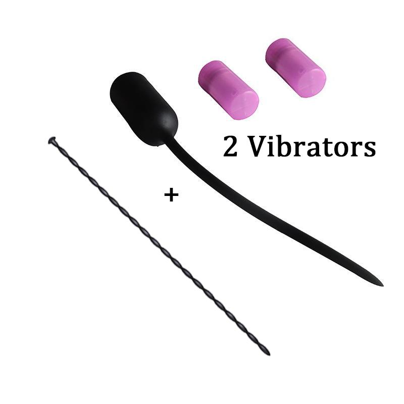 Penisstangvibrator Urinrørsplugg Urinrørsdilatator Stimulerer Sexleketøy For Menn Voksne Mannlige Onanileker
