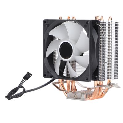 Ventiladores de Refrigeración para CPU de Ordenador RGB 90mm 3 pines 4 Heatpipes Funcionamiento Silencioso Plug and Play Ventilador de CPU Único