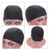 Black Elastic Breathable Dome Cap Stretchy Caps Weave Cap Wig Accessories Wigs Cap Hair Net