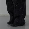 LCDC™ Paint Effect Wide-Leg Trousers (Black)