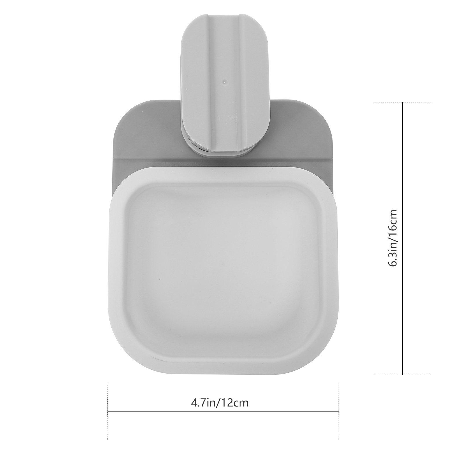 

1Pcs Rotary Trash Bin Multi-Functional Clipping Sundry Storage Box Rotatable Table Waste Can for Office Kitchen Bathroom белый