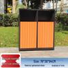 Vintage Outdoor High-End Trash Can for Parks, Hotels, and Antique-Style Communities