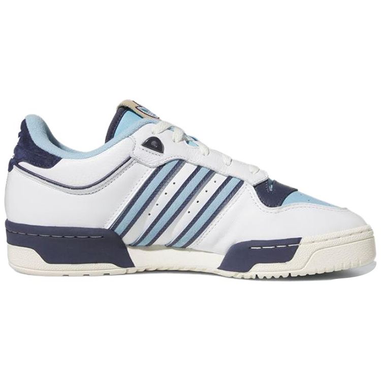 adidas Rivalry Low 86 Tar Heels Unisex Tossud Valge Jalatsid-Valge Läbipaistev-Sinine FZ6334