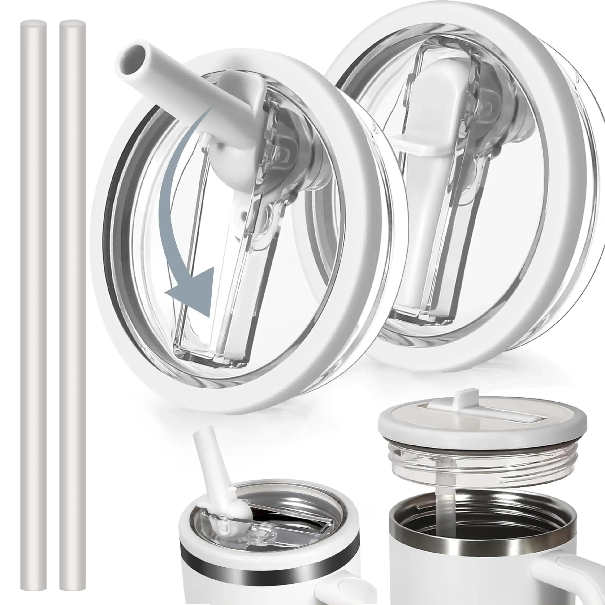 

Крышка для тамблера Stanley 40 унций, непроливающаяся, брызгозащищенная, крышка для тамблера Stanley, крышка со складной соломинкой для замены