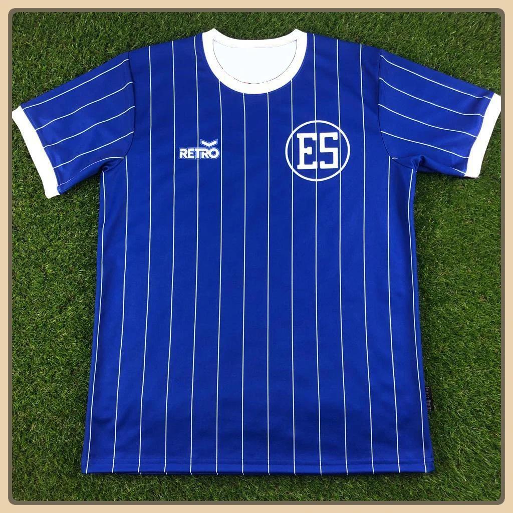 Soccer Jersey Retro 1985 El Salvador Shirts for Men Women Round Neck Short Sleeved Casual Clothes