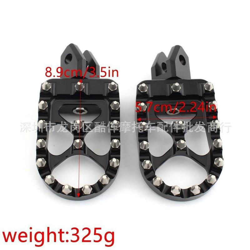 Motorcycle Footpegs Footrests Yamaha VMAX 1200 1700 XJR1200 XJ1300 Aftermarket Front Rear Pegs Black