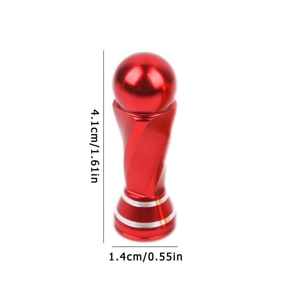 

Колпачки для автомобильных клапанов 4X Футбольный трофей Дизайн Алюминиевый комплект колпачков для клапанов шин Пылезащитные чехлы для клапанов шин грузовиков для воздушного клапана колеса красный