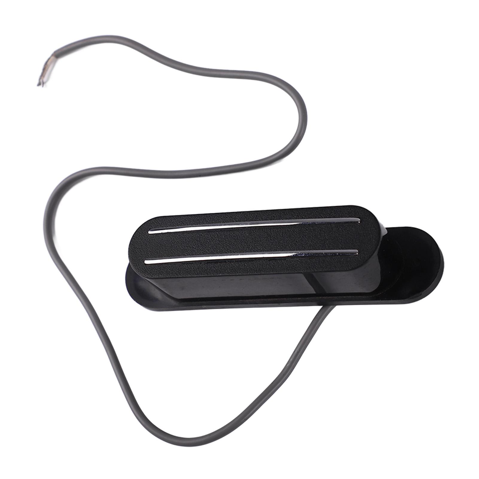 

Guitar Hot Rails Pickup 2 Pole Shoes Low Noise Black Instrument Accessory for Mandolin