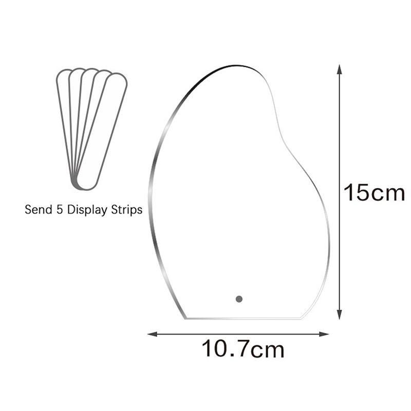 

Нерегулярные акриловые ногти для дизайна ногтей, ложные насадки, витрина, полка, подставка для маникюра