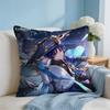 Scaramouche Genshin Impact Cushion Cover Square Pillow Bedroom Sofa Leisure Comfort Living Room Home Decoration X