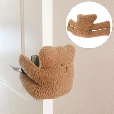 Babyschutz für Fingerklemmschutz Türstopper Sicherheit Niedlich Plüschtierpuppe Türknallstopper für Kinder Haustier Fingerverletzungen Türknallen