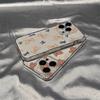 Cute Teddy Bear with Bow Pattern Phone Case for iPhone 17 16 15 14 13 12 11 16E Series Pro Max Plus Double Layer Protection
