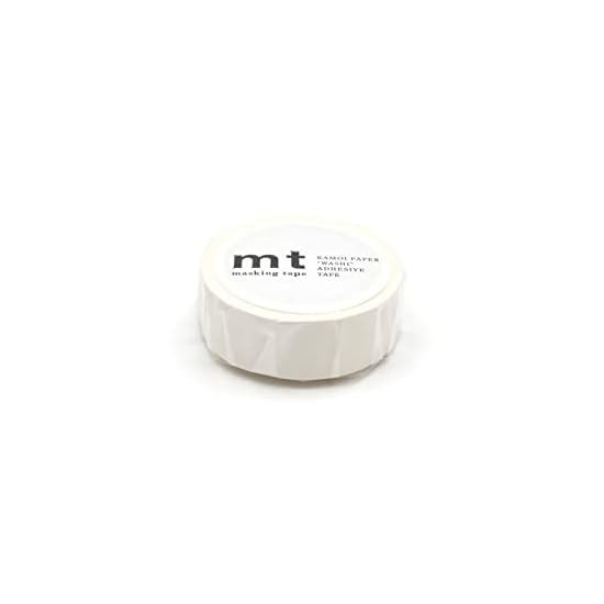 Kamoi Kakoshi Masking Tape Mt Matte White, 15mm Width X 7m, 4-pack, MT01P208R