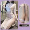 Sex Underwear Large Size Sexy Lace Pajamas Passion Perspective Hot Split Uniform Seduction Set