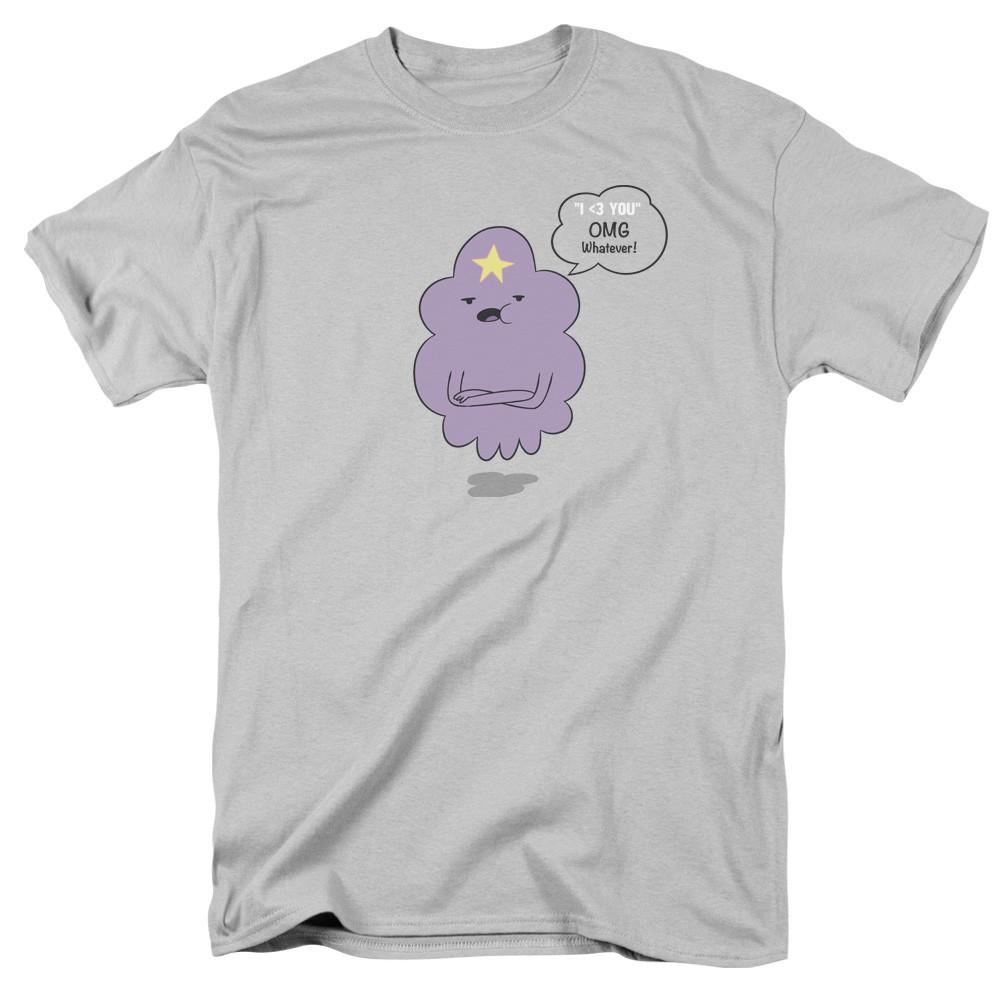Adventure Time LSP OMG Silver Licensed Adult T-Shirt XL