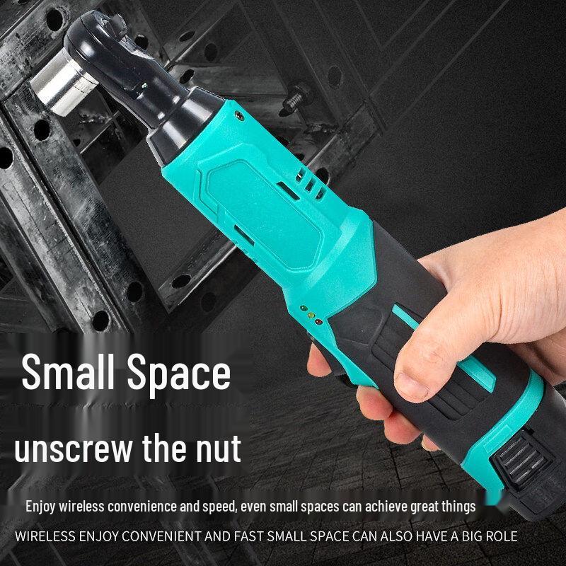 Yunduo 18F Brushless 3/8-inch Right-Angle Electric Ratchet Wrench Kit