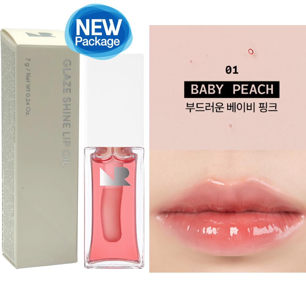 

[NATURE REPUBLIC] Масло для губ с блестящим блеском, 7 г #01 Baby Peach
