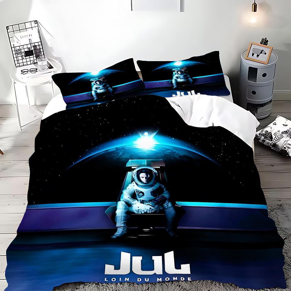 Raper JuL C'est Pas Des Lol Duvet Pilowcase Beding Set Adult People Boy Girl Bedrom Decoration Children Single Double Large Sized Dimensions