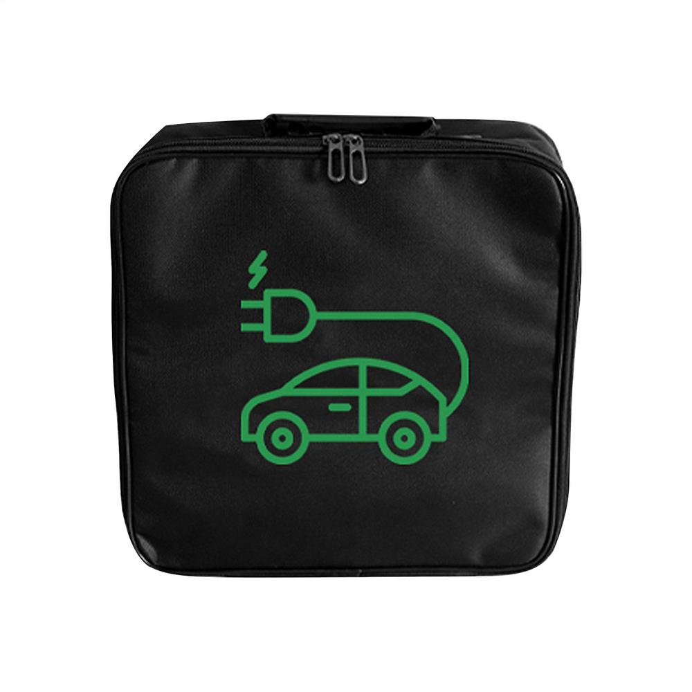 420D/820D Oxford Cloth EV Car Charging Cable Storage Carry Bag For Electric Vehicle Charging Cable Bag Shockproof Round/Square