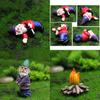 Set Of 4pcs Miniature Naughty Gnome Statues For Whimsical Garden Decor And Fun