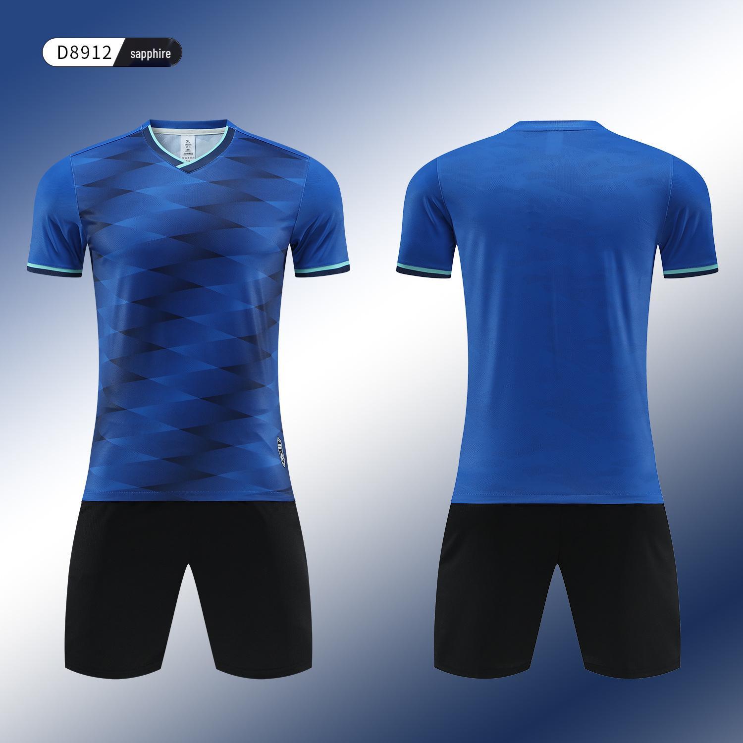 Men s and Children s Quick-Dry Football Jersey Set for Team and Training Child 3XS