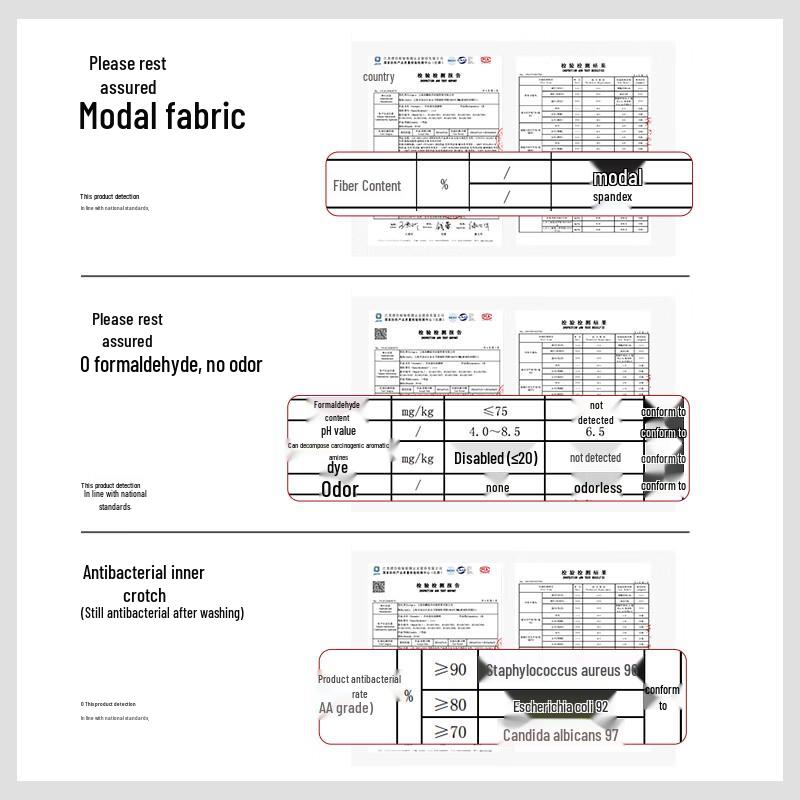 Nanjiren Men's Modal Antibacterial Boxer Briefs