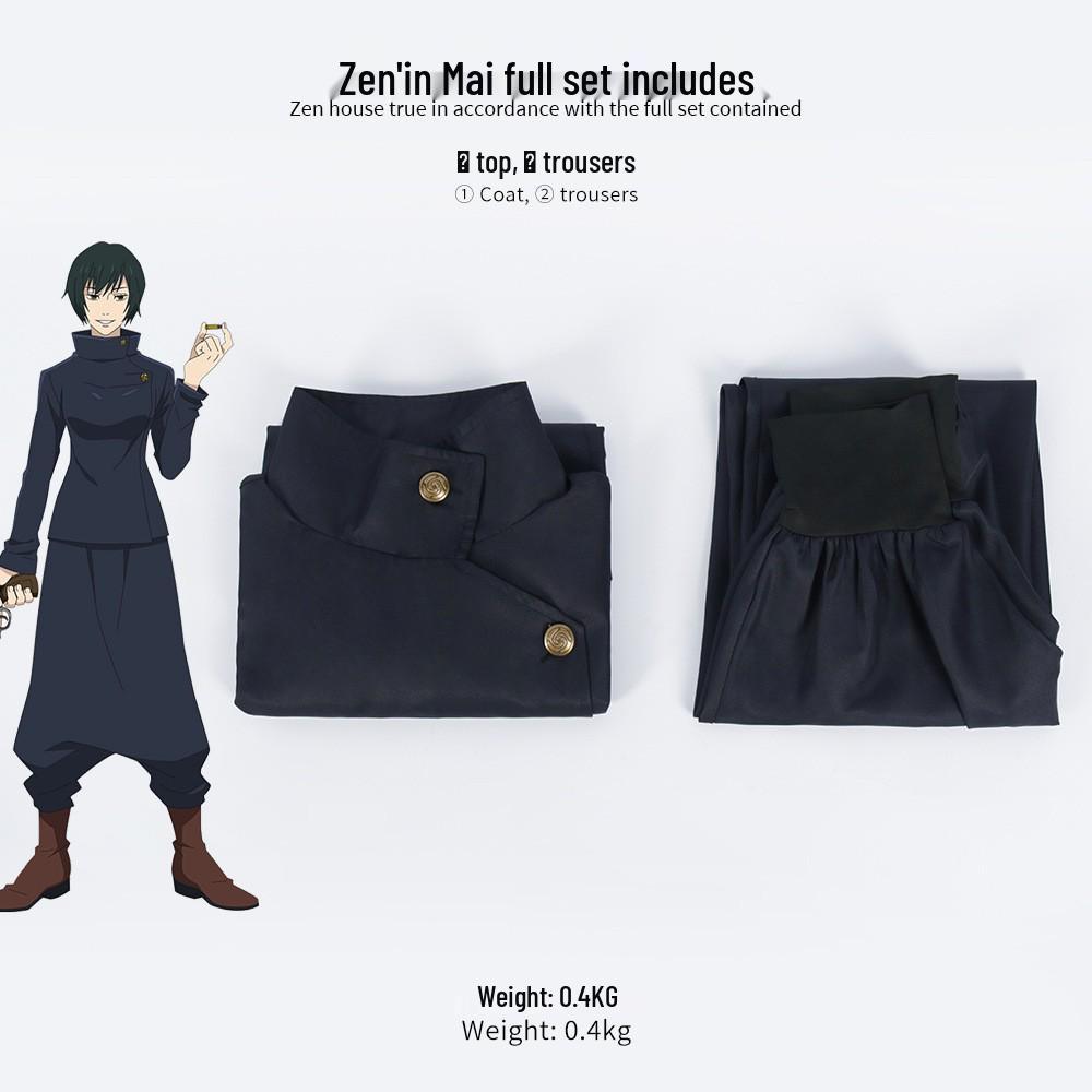 Jujutsu Kaisen Fushiguro Toji Cosplay Kostýmová sada pro muže