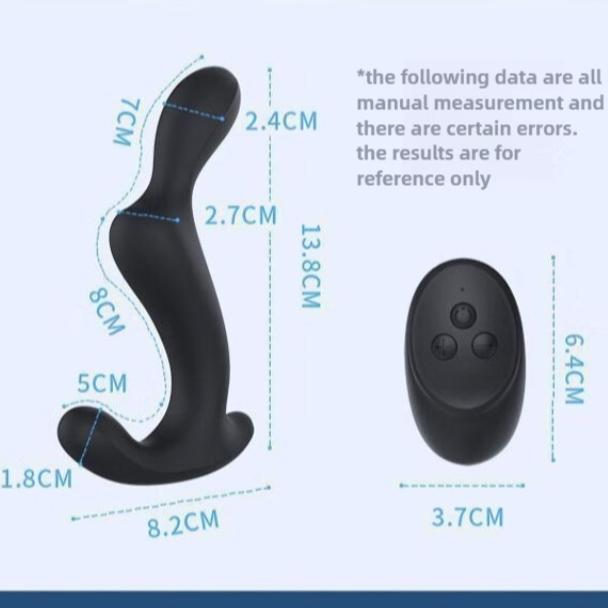 Male Prostate Massager Dildo Vibrator Remote Control Vibrating Anal Plug G-spot Vibration Stimulation Masturbation Gay Sex Toys