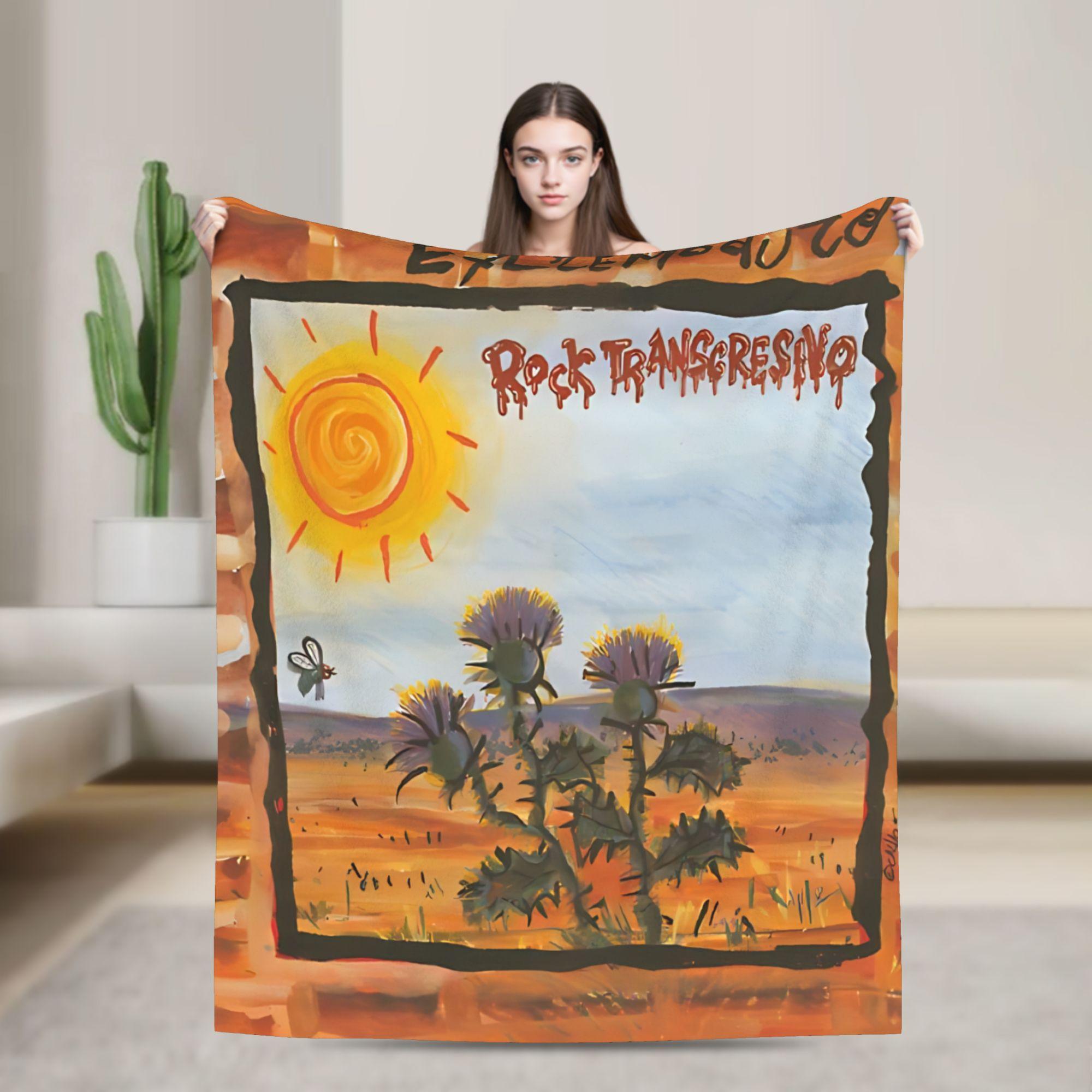 

Extremoduro Rock Transgresivo Album 1989 Soft Blankets Children Plush Throw Blanket Couch Bed Flannel Bedspread Sofa Bed Cover 75x100cm (30x40inch)