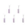3/5Pcs Button Keycap Fidget Keychain 4 Keys Diy Keyboard Decompression Finger Keyboard Caps Mechanical Key Relief Accessories