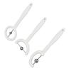 3pcs Tongue Tip Exercise Set 304 Stainless Steel Balls Oral Muscle Strength Tongue Training Tools White