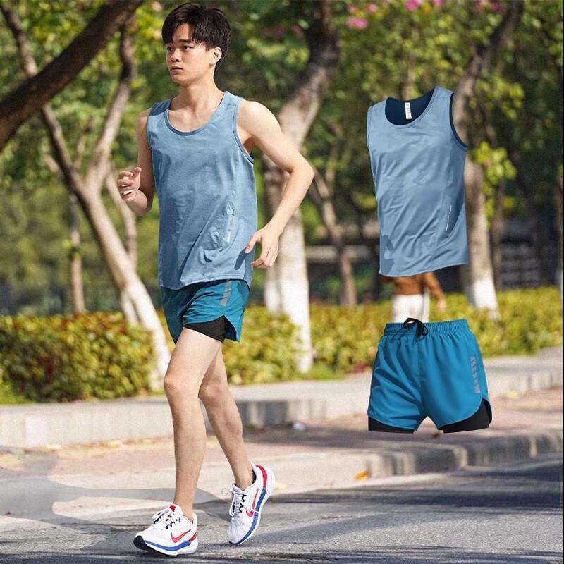 WEZHO Men s Athletic Training Vest Set