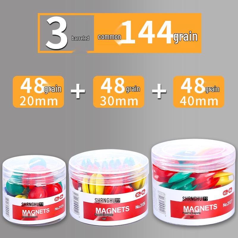 Colorful Round Magnetic Chalkboard Stickers with Strong Magnets for Whiteboards
