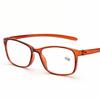 TR90 Tltra-light Flexible Reading Glasses Square Frame Men And Women Presbyopic Hyperopia Glasses Diopters +10 15 2 25 40