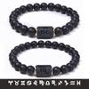 JYL Bracelet Zodiac  Matte Beaded Couple Style Strengthens Affection & Luck