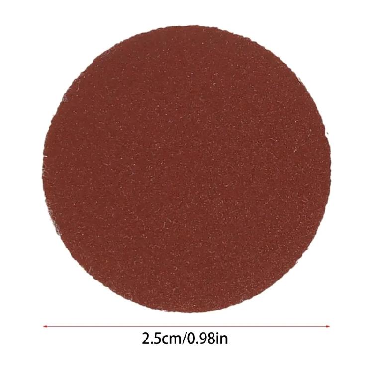 100Pcs 1inch 25mm Sanding Discs Pad Kits Abrasive Polishing Pad For Rotary