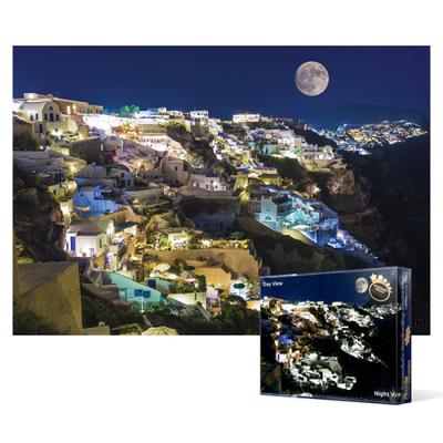 The Enchanting Night View of Santorini [Luminous] - 1000 Piece Jigsaw Puzzle, Popular Korean Puzzle