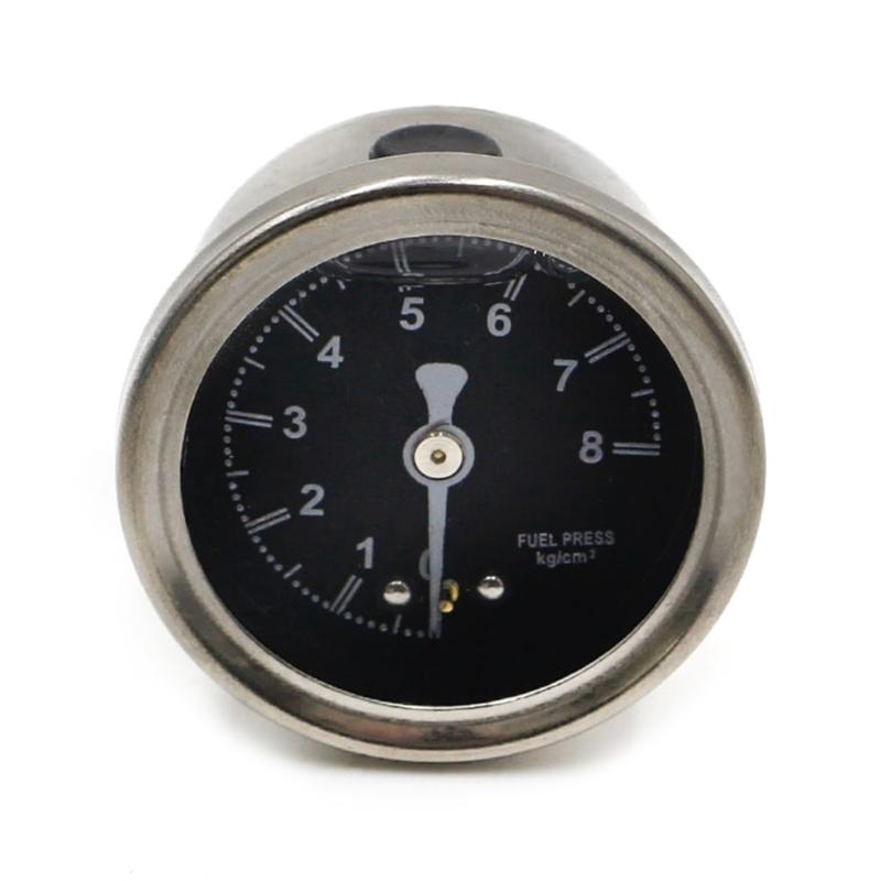 Car Oil Pressure Gauges Refitting 12V Automobile Oil Pressure Instrument 0~8Bar Pointers Style Oil Pressure Gauges